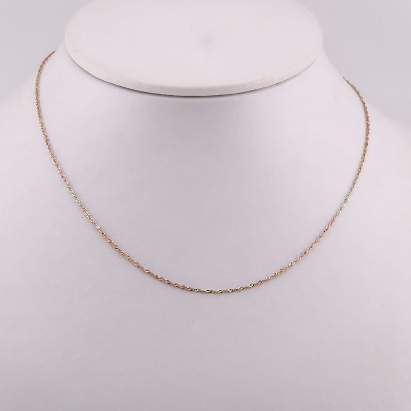 Cadena Torzal Tnos  14k 1.1g 50cm