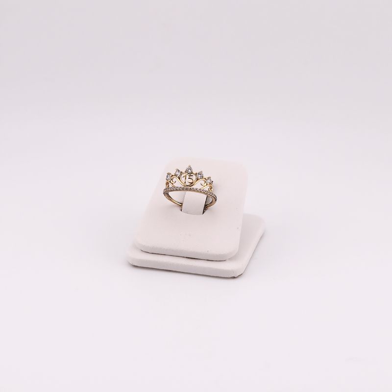 Anillo Corona 15 Años  14k 1.3g