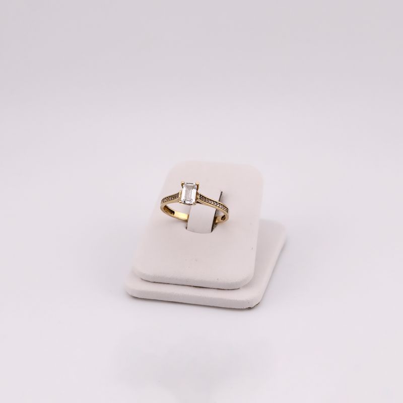 Anillo C/p Bca 10k 1.8g #8