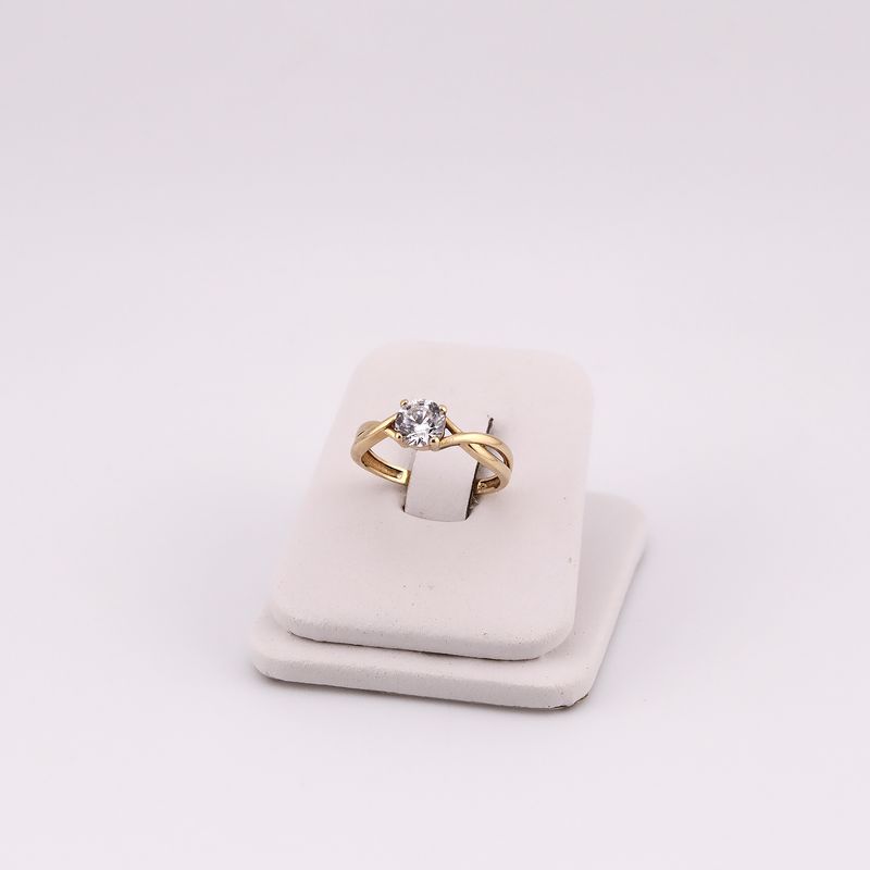 Anillo Cruzado C/p 10k 1.6g #6