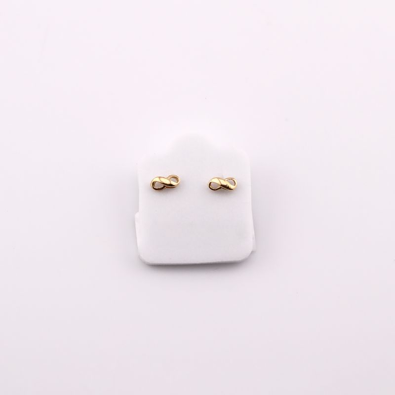 Broqueles Infinito  14k 0.5g
