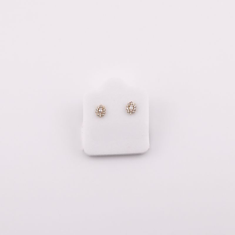 Broqueles Ovalo C/p Bcas 14k0.4g