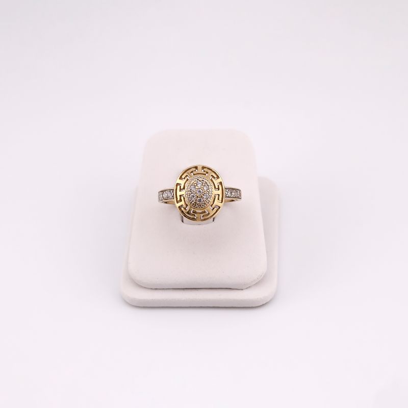 Anillo Griego C/p 14k 3.3g #8