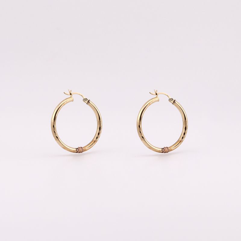 Arracadas Flor  14k 3.3g