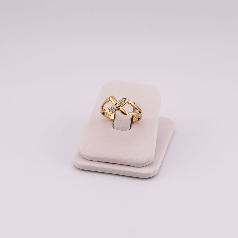 Anillo X C/p 14k 2.4g #7.5