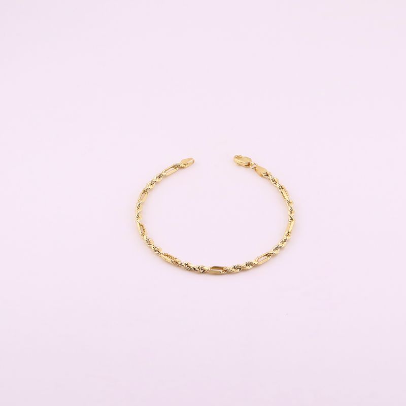 Pulso Figaro 14k 2.9g 18cm