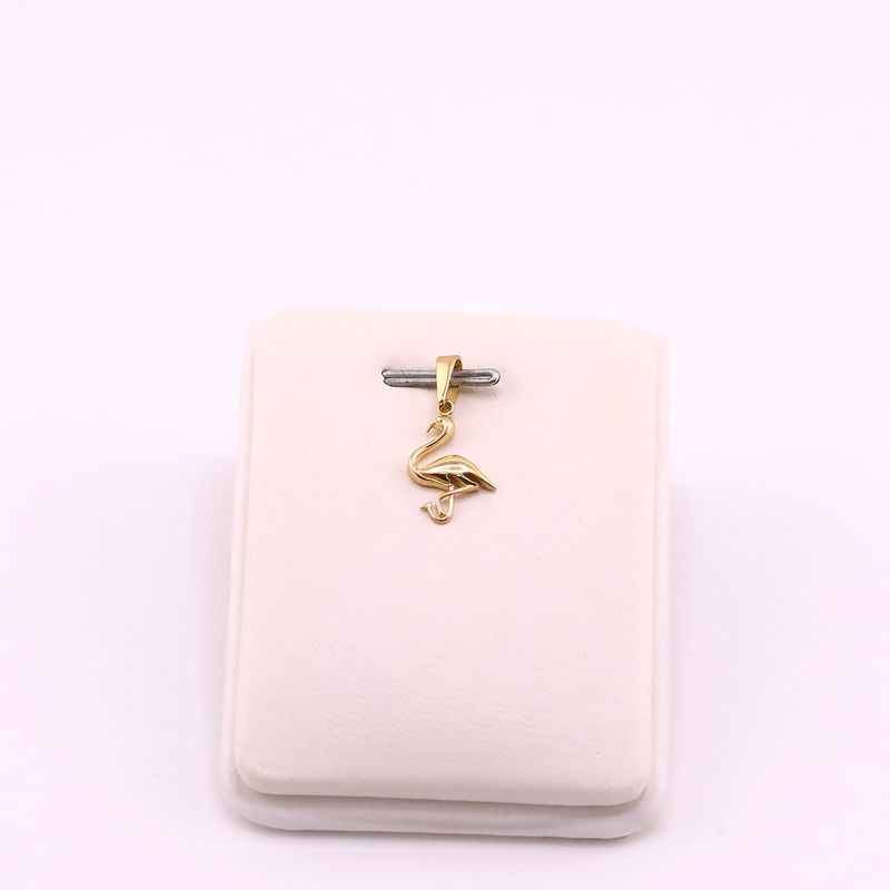 Dije Flamingo 10k 0.6g