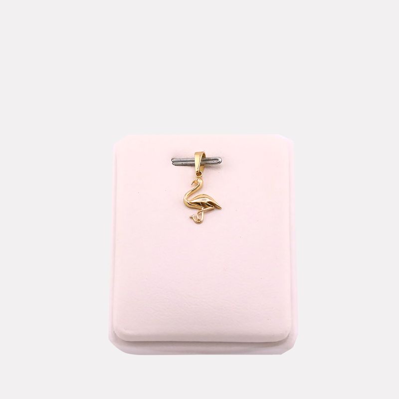 Dije Flamingo 10k 0.6g