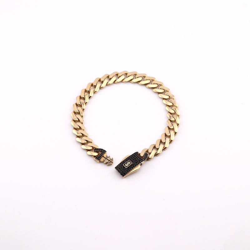 Pulso Tipo Monaco 14k 14.2g 21cm