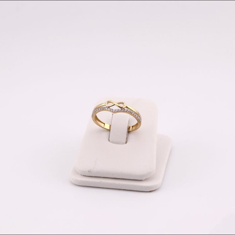 Anillo Infinito Pico C/p 10k 1.7g #9