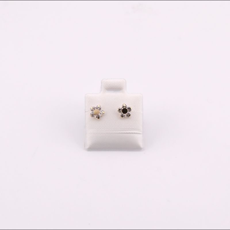 Broqueles Flor  5 Petalos C/p 10k 0.3g