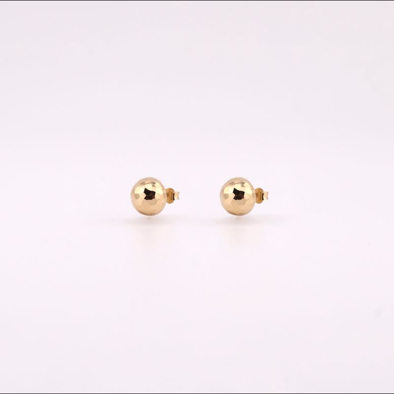 Aretes Bola Relim 14k. 1.6