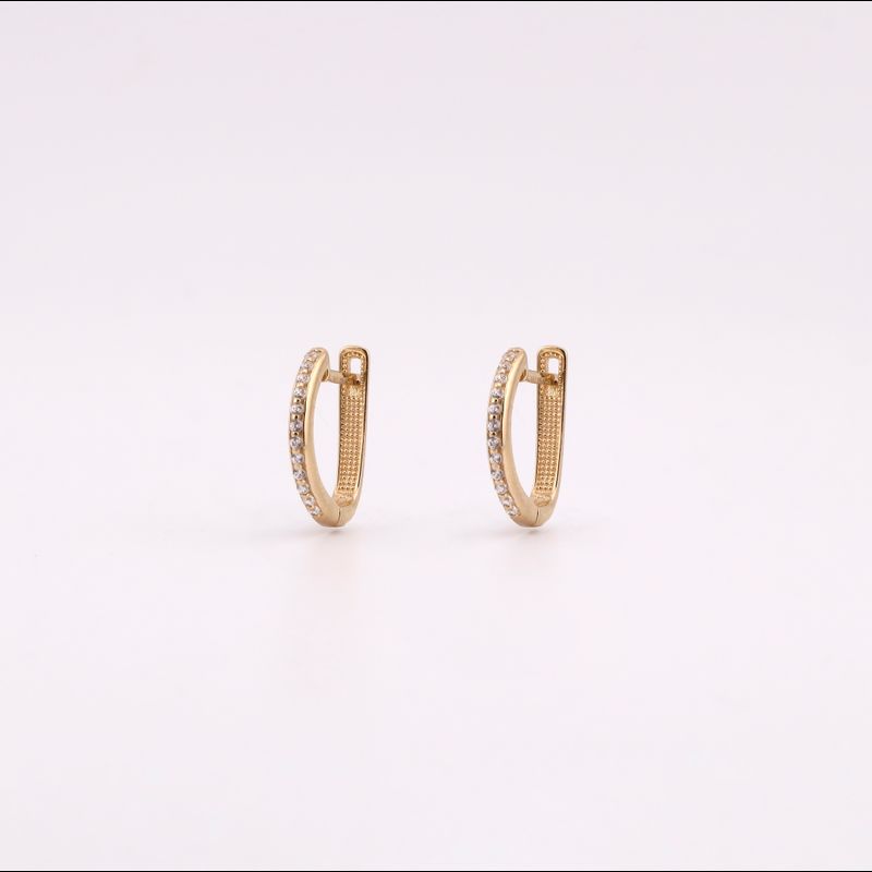 Aretes Patente Linea C/p 2.6g