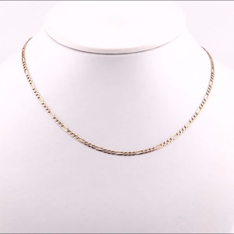 Cadena Eslabon 3x1 Diam. 14k 3.4g 40cm