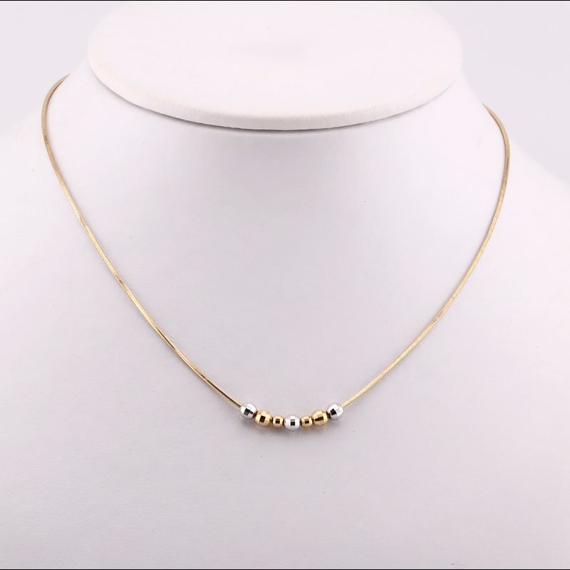 Gargantilla Lisa C/borlas 14k 5.1g