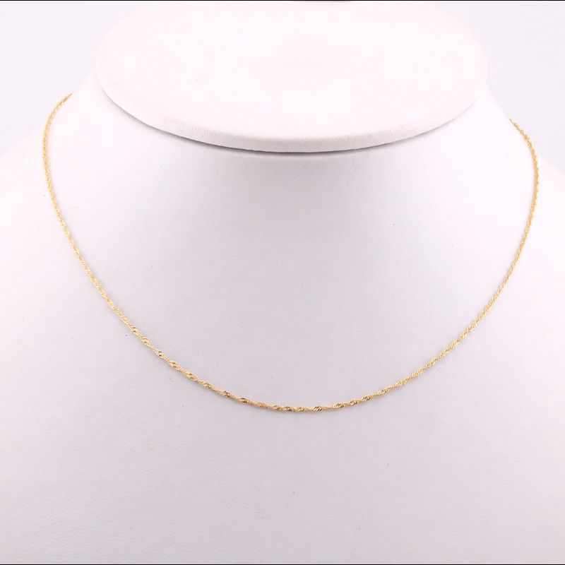 Gargantilla Torsal 10k 0.7g