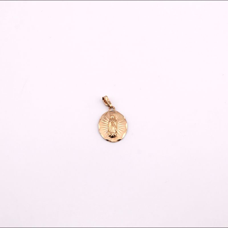 Dije Ovalado Virgen 14k 1.2g