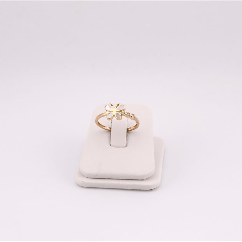 Anillo Mariposa C/piedras Bns. 14k 2.1g #8.5