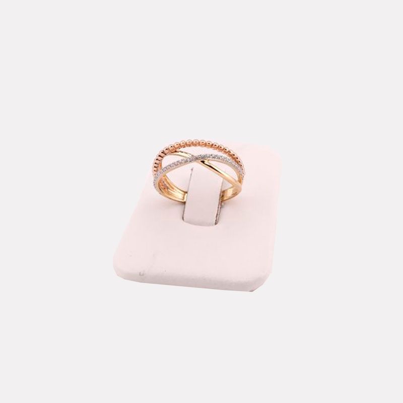 Anillo Tns C/p 14K 2.4g #7.5