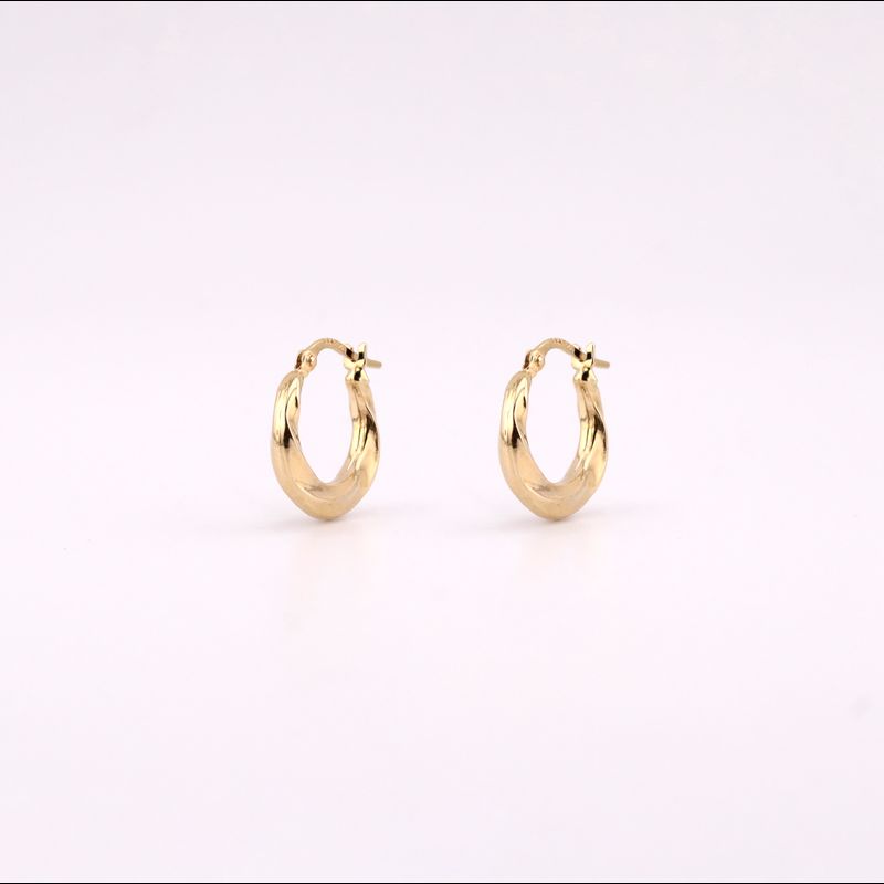 Arracadas Canasta Torc. 14k 1.6g