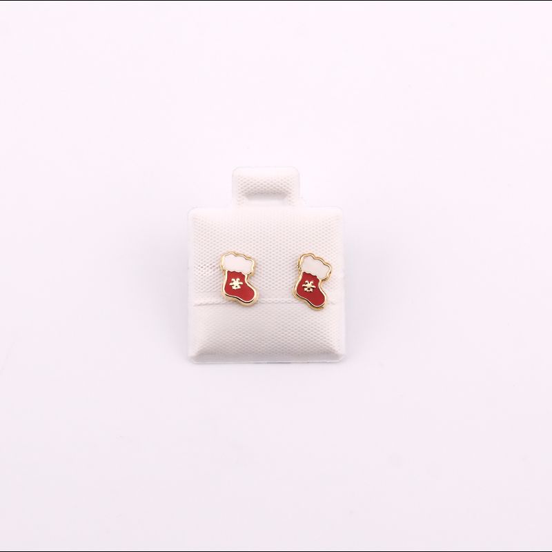 Broqueles Botita Navideña 10k 0.2g