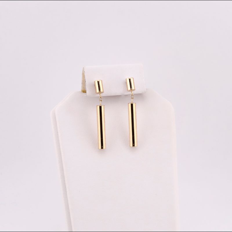 Aretes Barra 14k 1.9g