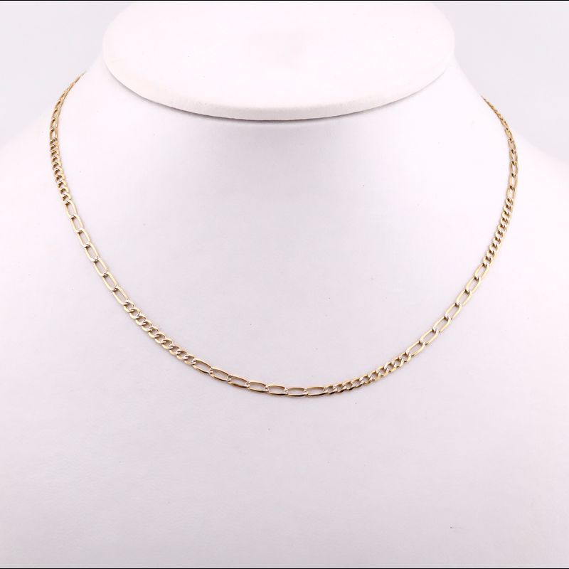 Cadena Eslabon Relim. 7x10 14k 3.8g 40cm