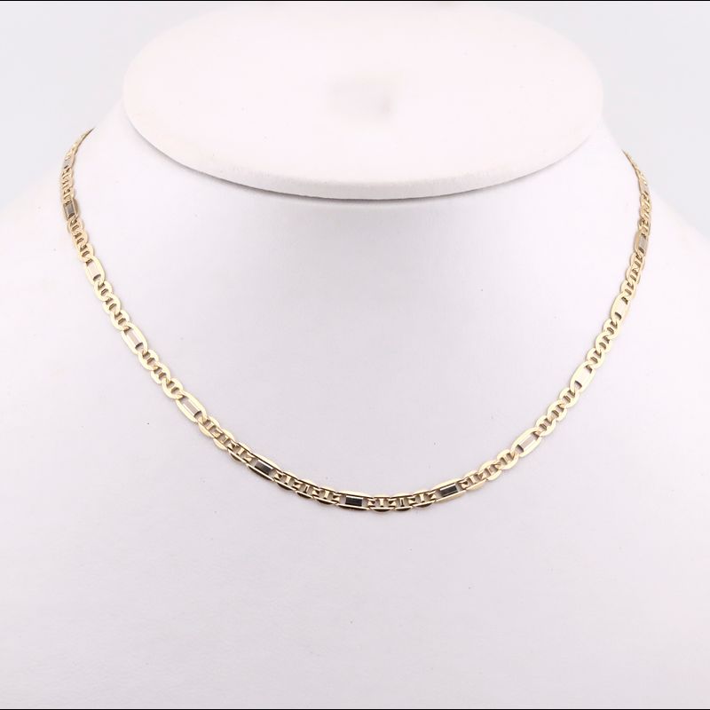 Cadena Mixta 14k 6.5g 45cm