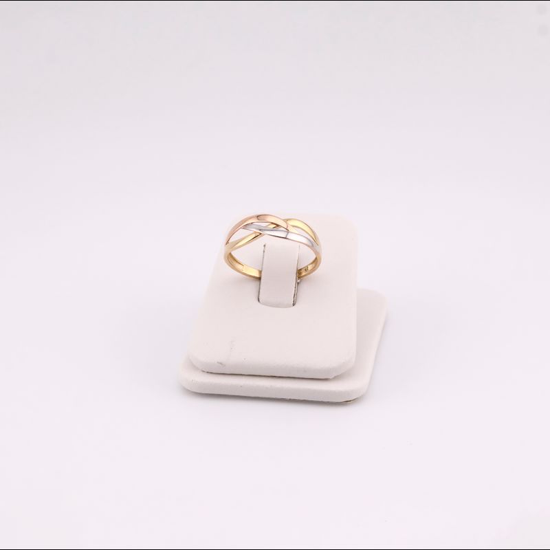 Anillo Tres Tns 14k 1.7g #9