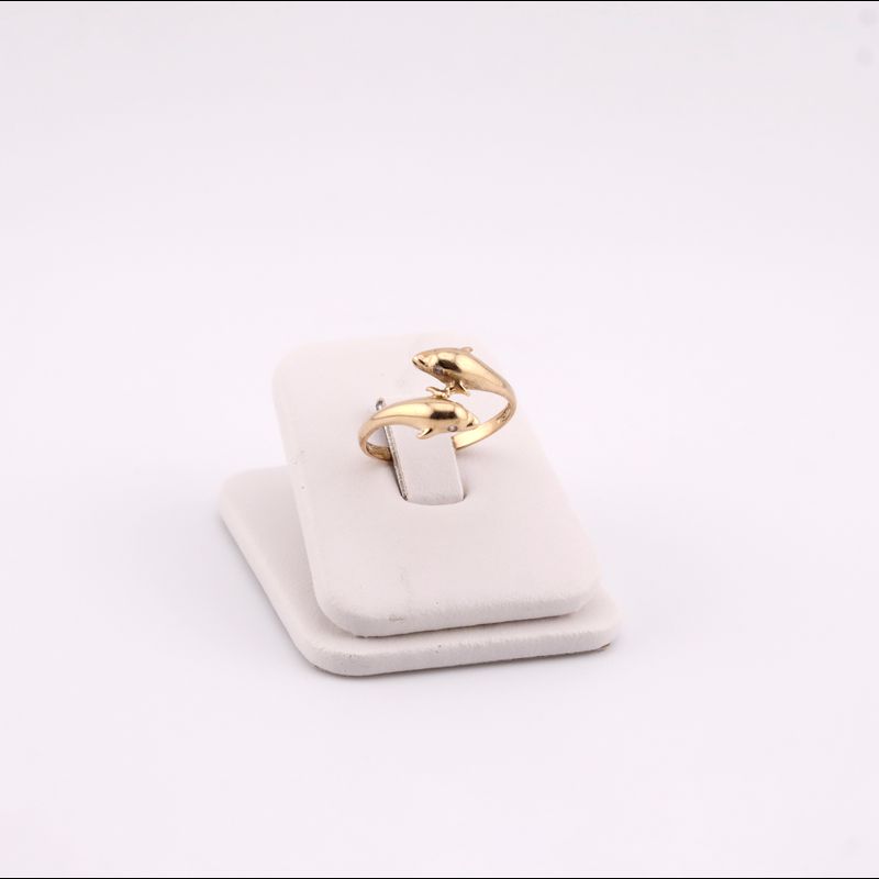Anillo Delfines 14k 2.1g #8