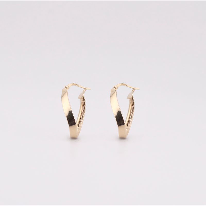 Arracadas Torcidas Reli. 14k 1.6g