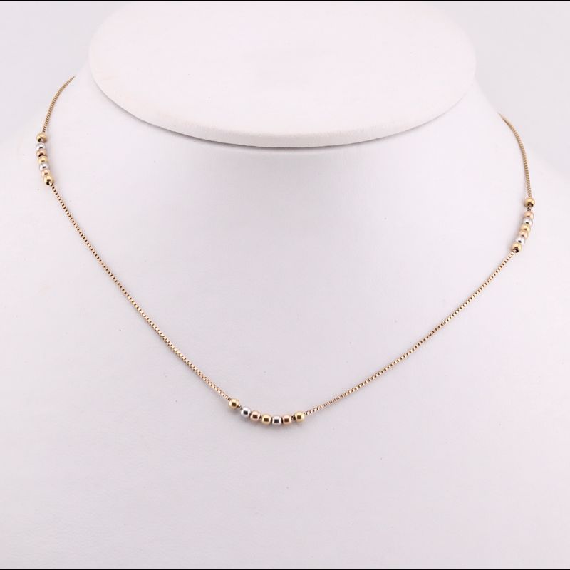 Cgargantilla C/borlas 14k 3.2g