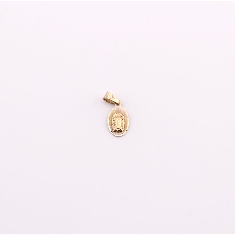 Dije Virgen Ovalado Tns. 14k 0.8g