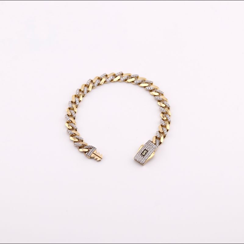 Pulso Monaco C/sint 14k 11.9g 18cm