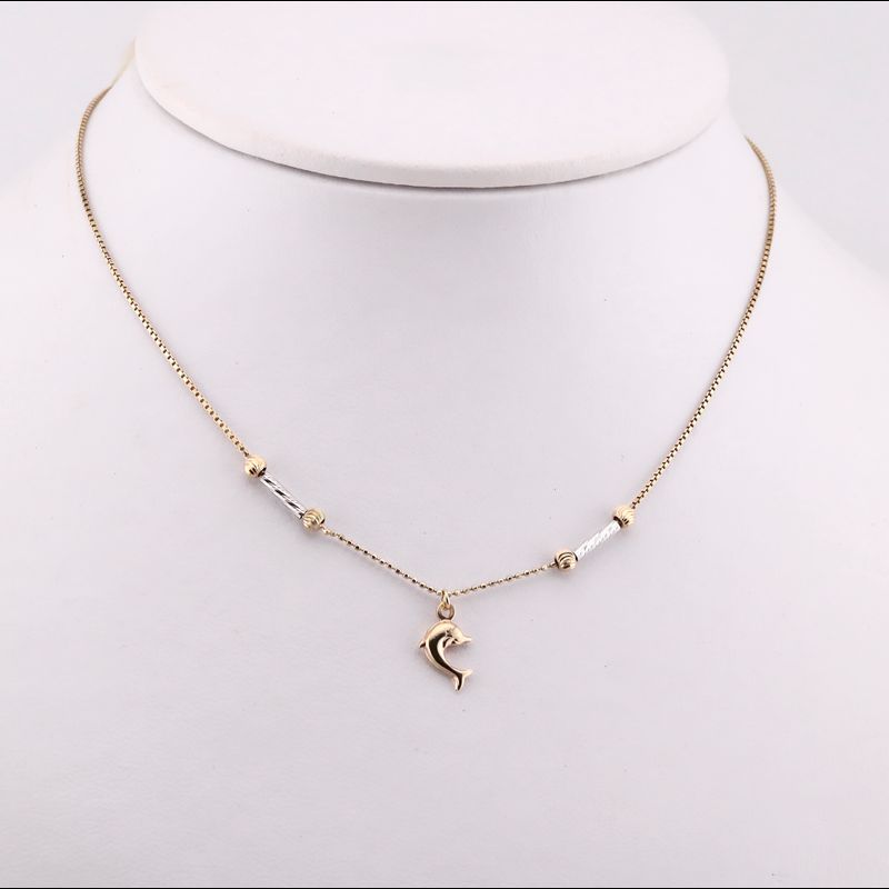 Gargantilla Delfin 14k 3.9g