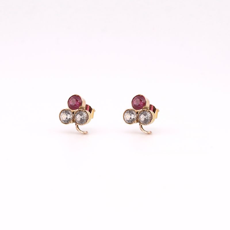 Aretes Cherry 14k 3.9g