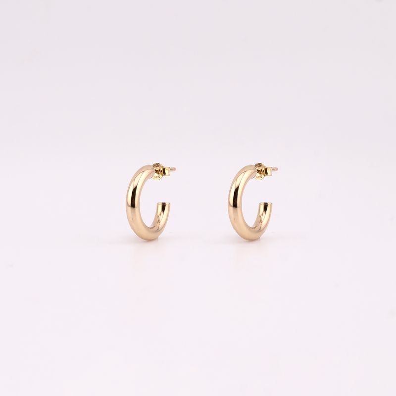 Aretes "c" 14k. 1.1g
