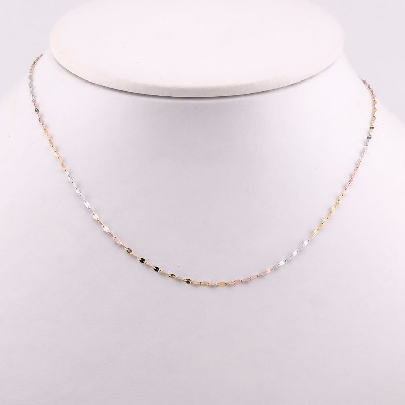 Cadena Granito Tns. 14k 0.8g 45cm