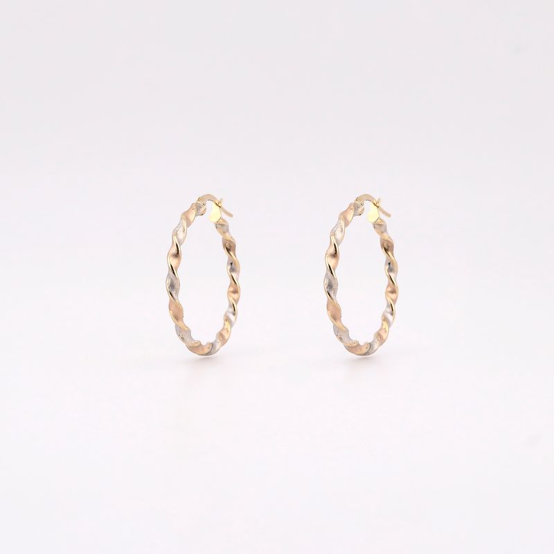 Arracadas Torcidas Tns. 14k 2.2g