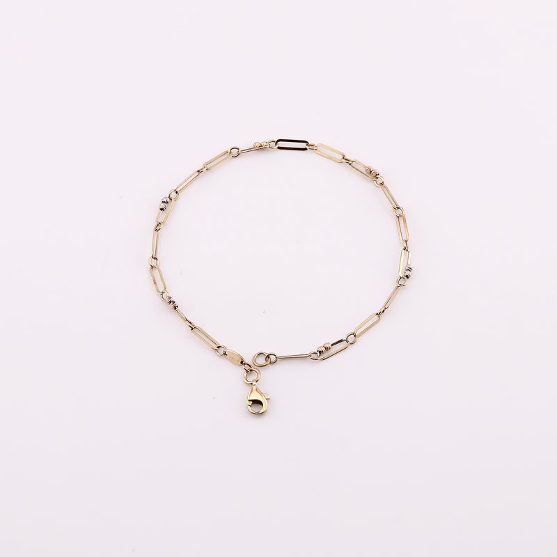 Pulso Eslabon 1x1 C/borlas 10k 1.9g 19cm