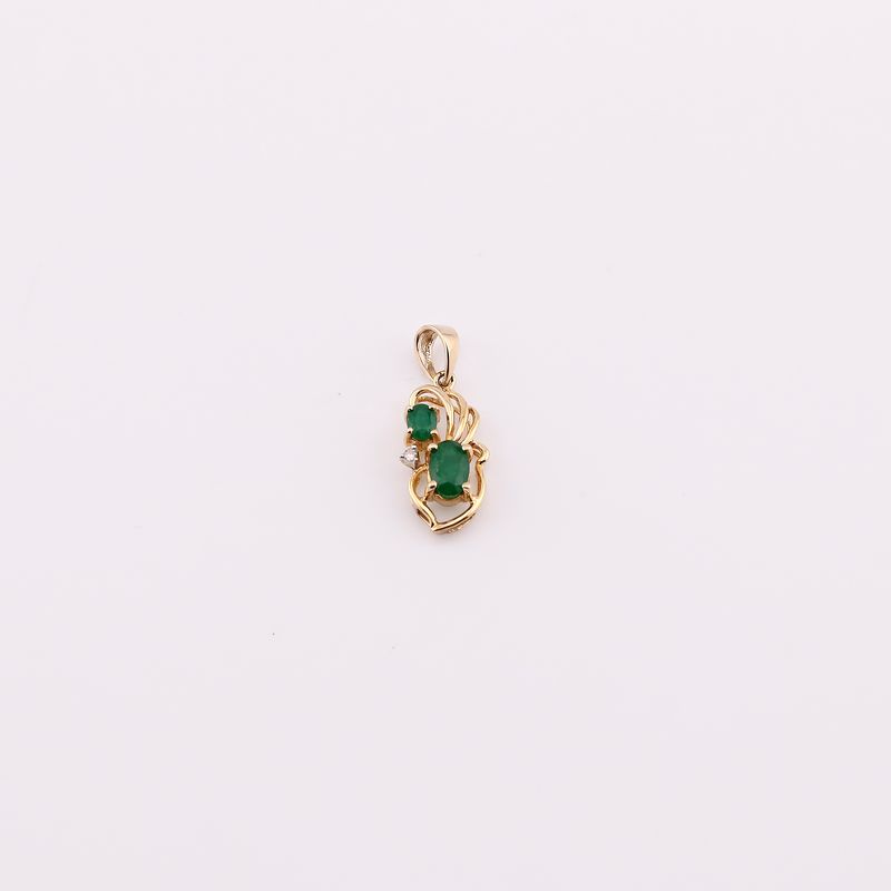Dije C/p Verde 14k 1.3g