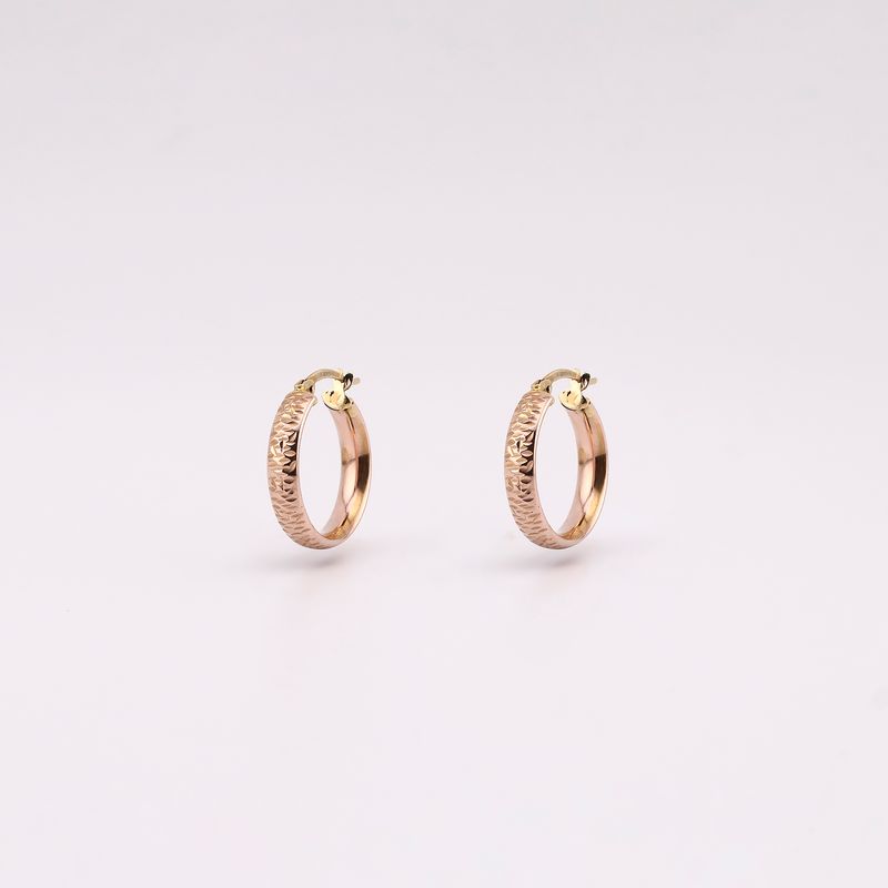 Arracadas Color Bronce 14k 1.9g