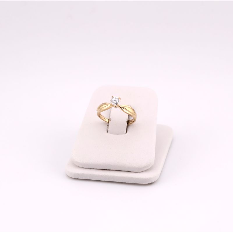 Anillo Compromiso 14k 1.4g #4.5