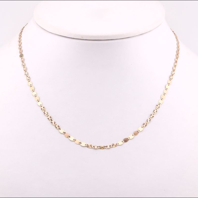 Cadena Gucci Mixta 14k 3.5g 65cm