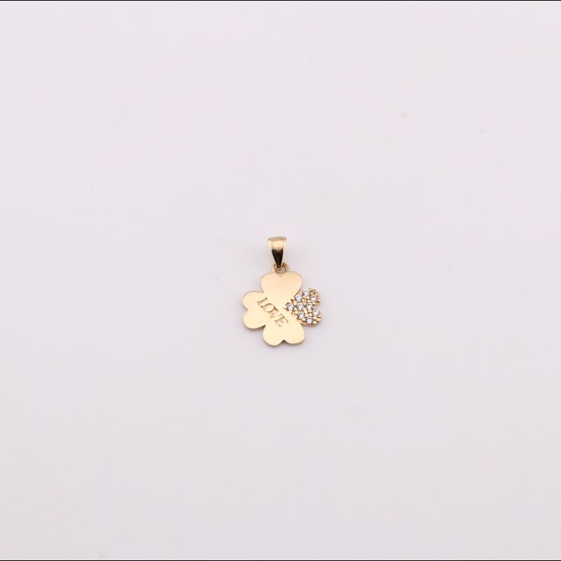 Dije Corazones "love" C/p 14k 1.2g