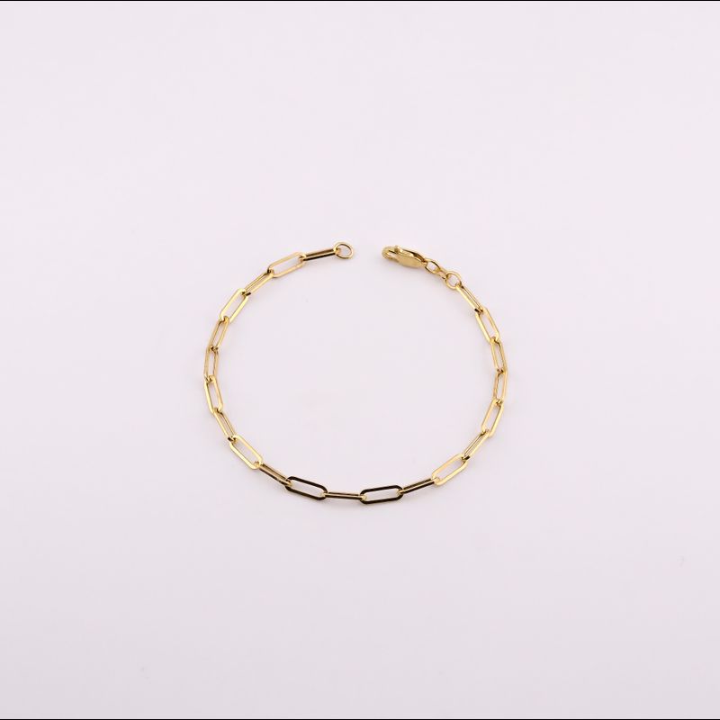 Pulso Paper Clip 14k 1.7g 17cm