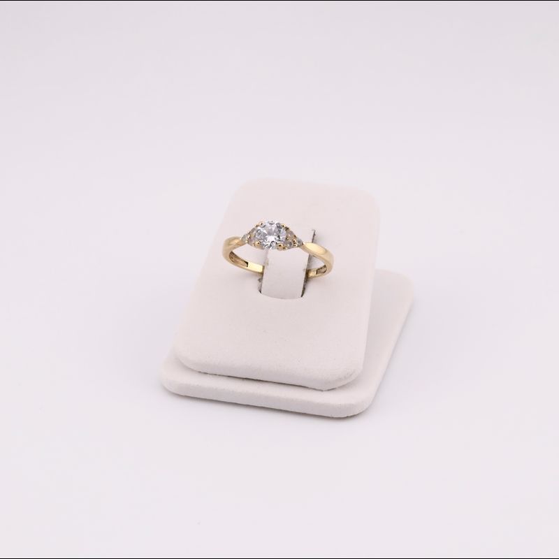 Anillo Compromiso 10k 1.5g #8