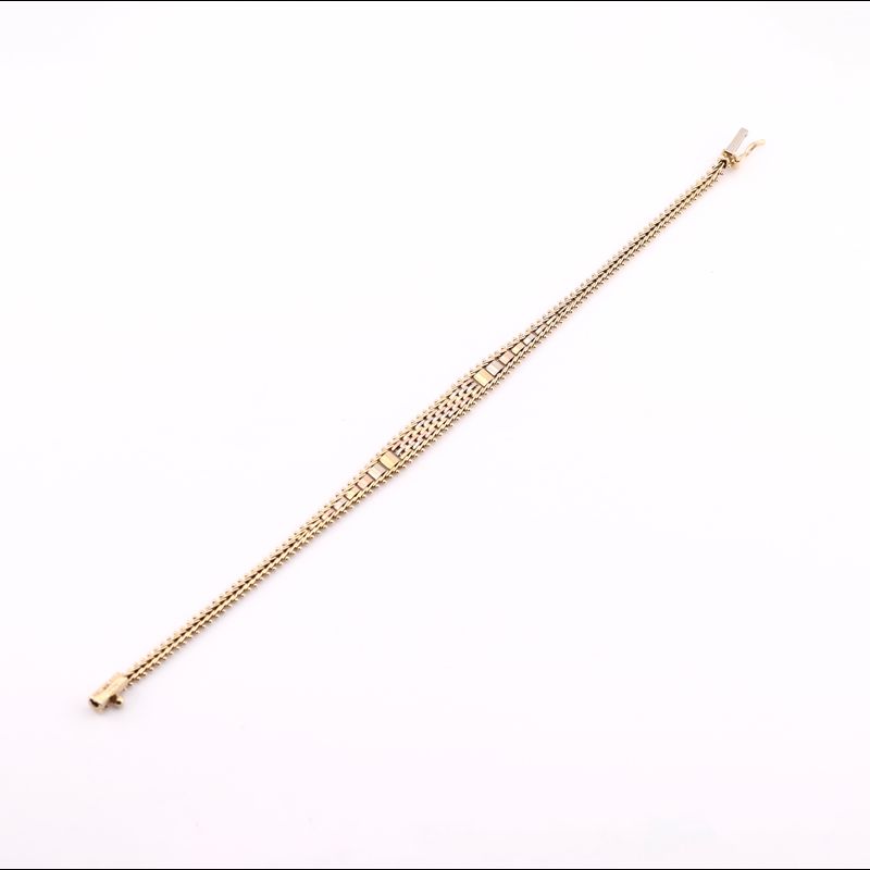 Pulso Petatillo 14k 7.6g 19cm