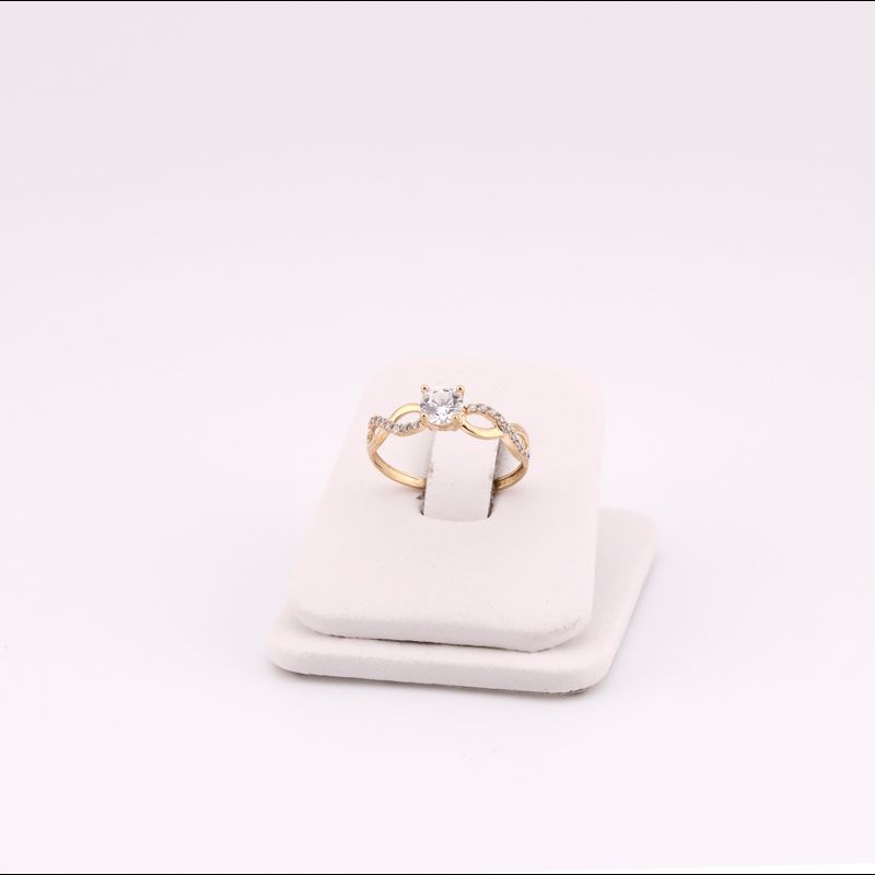 Anillo Infinito C/p 14k 1.3g #7