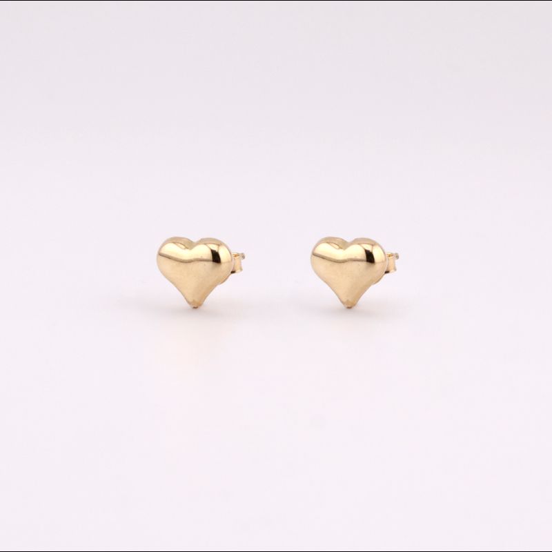 Aretes Crzon Inflado Aplast 14k 1.1g